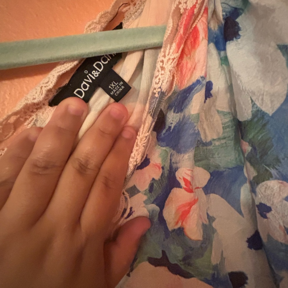 DAVI & DANI Vibrant Floral Dress